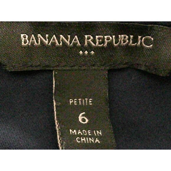 Banana Republic Womens  Dress 6 Navy Blue Lace Overlay Party Lined Sheath - Picture 6 of 8